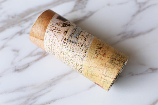 Letter Washi Tape/ vintage Washi Tape/wide washi tape/ wrapping Washi Tape/ japanese washi tape/Planner Supplies/OT076