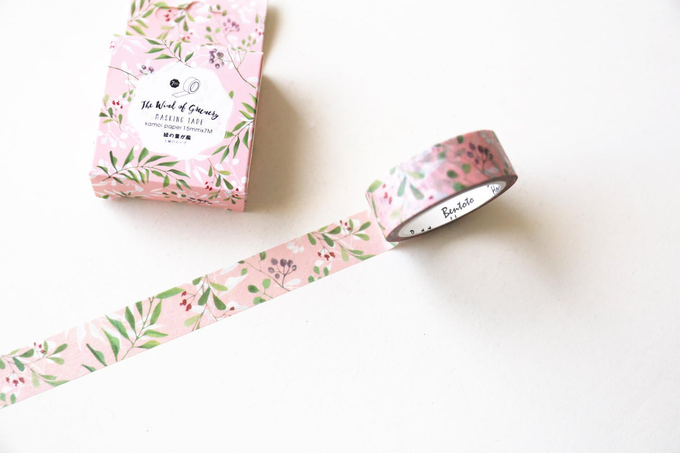 Pink branch Leaves Washi Tape/flowers Washi tapes / Masking tape/ japanese washi tape/Planner Supplies/OT006