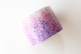 Purple floral   Washi Tape/Striped Washi / Masking tape/ japanese washi tape/Planner Supplies/OT0101