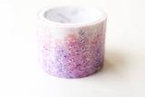 Purple floral   Washi Tape/Striped Washi / Masking tape/ japanese washi tape/Planner Supplies/OT0101