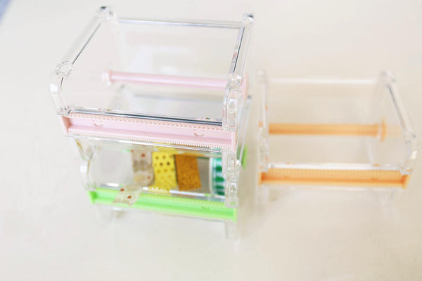 3 Colors Avaibale /Washi Tape Dispenser Organizer/Washi Tape Dispenser Storage Case/Acrylic Tape Dispenser