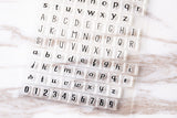 Letters Stamp/capital stamp/ Number stamp/alphabet stamp/ lowercase stamp/ Planning accessory