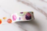 Watercolored  bubble Washi Tape/  watercolour  deco washi tape/ Masking tape/ japanese washi tape/Planner Supplies/OT049