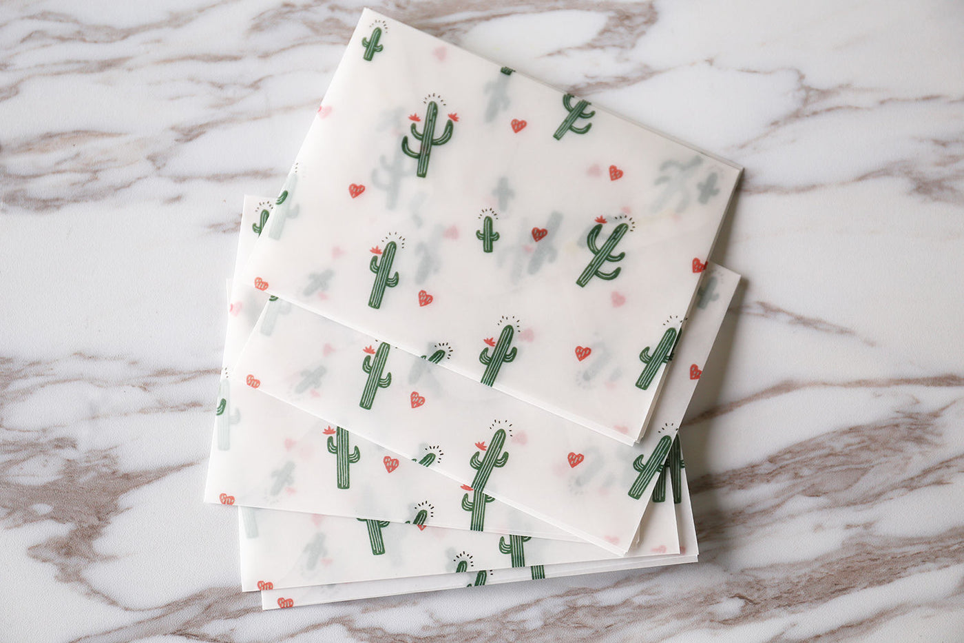 Cactus Envelopes /Clear Envelopes /A2 Glassine Envelopes/envelopes for invitation