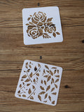 Planner Stencil, masking stencil /Bullet Journal Stencil,Stencil Template, Filofax Stencil, Metal, planner supplies, Wreath template Stencil