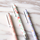 3 pcs Floral Fountain Pens/  Stationery Supplies/ Kawaii Stationery/Fine Fountain Pen, planner Pens / Gift Pens