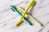 3 pcs Cactus gel pen, kawaii ink pen, fine point pen, plants pens, black ink, green,lemon green,