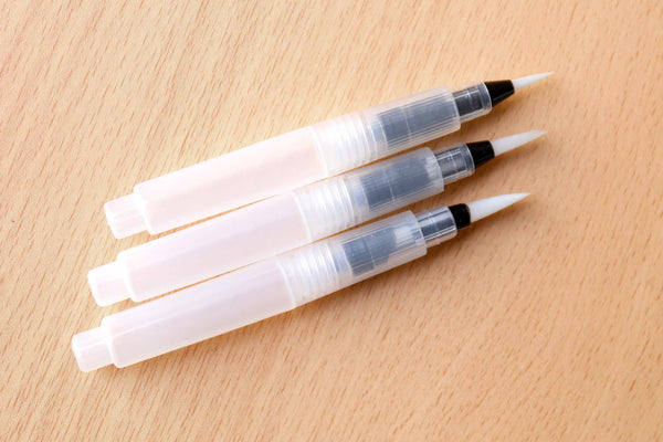 3 size Water Brush Pen/Watercolor Brush Pens/ Soft Tip watercolor Brush Pen/Stationery Supplies/ Kawaii Stationery planner Pens / Gift Pens
