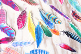 Colorful Feather Stickers/filofax stickers/planner stickers/ Planner Stickers/ Filofax Stickers/Lap top stickers/Scrapbook Sticker/