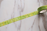 Green Washi Tape/grass green watercolour deco washi tape/ Masking tape/ japanese washi tape/Planner Supplies/OT042