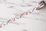 Feathers Washi Tape/purple deco Washi / Masking tape/ japanese washi tape/Planner Supplies/OT027