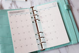 Winter A5 monthly Planner Inserts /expense Inserts /personal size weekly planner Inserts/filofax personal inserts/printed planner inserts/