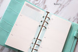 Winter A5 monthly Planner Inserts /expense Inserts /personal size weekly planner Inserts/filofax personal inserts/printed planner inserts/