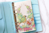 Set of 5 Watercolour Bird Flower Garden Planner dividers/A5 Semi-transparent Plastic  planner dividers/Dashboard/index dividers