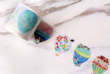Hot Air Balloon Masking Tape/ Beautiful Watercolor hot air ballon  Flower Balloons /Canberra Masking tape/ washi tape