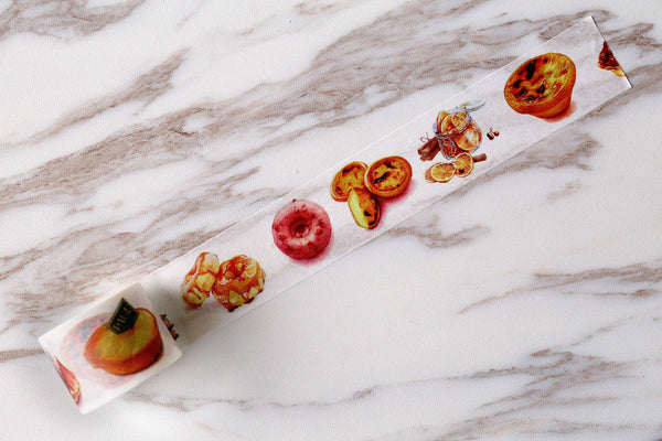 Dessert washi tape Sweet Food Donut Cake Tea Time Washi Tape /Japanese washi Tape/Decorative Stickers /Canberra Masking tape/