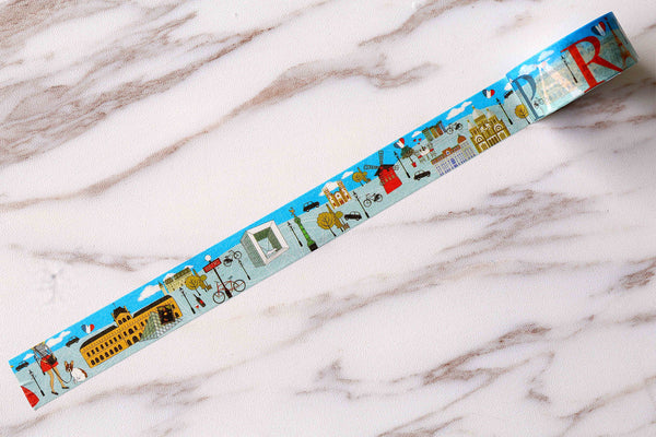 Paris  Washi Tape  /city  Washi Tape /France Washi Tape  Masking tape/  japanese washi tape/planner tape/