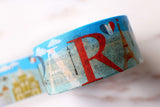 Paris  Washi Tape  /city  Washi Tape /France Washi Tape  Masking tape/  japanese washi tape/planner tape/