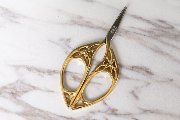 Gold butterfly shape Scissors /Gold Antique Vintage Scissors /embroidery scissors/cute stationery/planner accessories/cute stationery