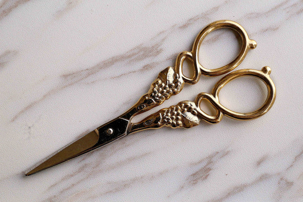 Peacock Scissor /Gold Antique Vintage Scissors /embroidery scissors/cute stationery/planner accessories/cute stationery