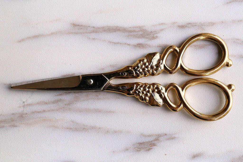 Peacock Scissor /Gold Antique Vintage Scissors /embroidery scissors/cute  stationery/planner accessories/cute stationery