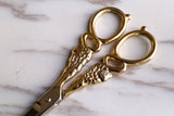 Peacock Scissor /Gold Antique Vintage Scissors /embroidery scissors/cute stationery/planner accessories/cute stationery