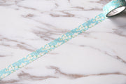 White Sakura Washi Tape/White Cherry blossom washi tape /floral washi tape / washi tape/spring washi tape/planner accessories/T131