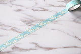 White Sakura Washi Tape/White Cherry blossom washi tape /floral washi tape / washi tape/spring washi tape/planner accessories/T131