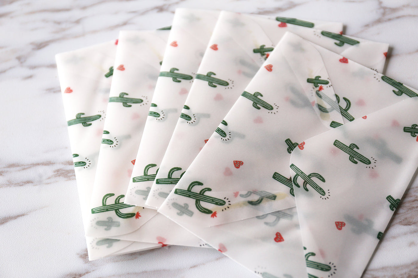 Cactus Envelopes /Clear Envelopes /A2 Glassine Envelopes/envelopes for invitation