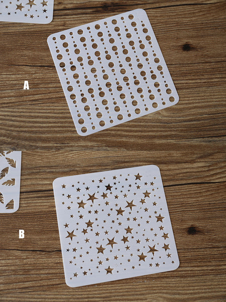 Planner Stencil, masking stencil /Bullet Journal Stencil,Stencil Template, Filofax Stencil, Metal, planner supplies, Wreath template Stencil