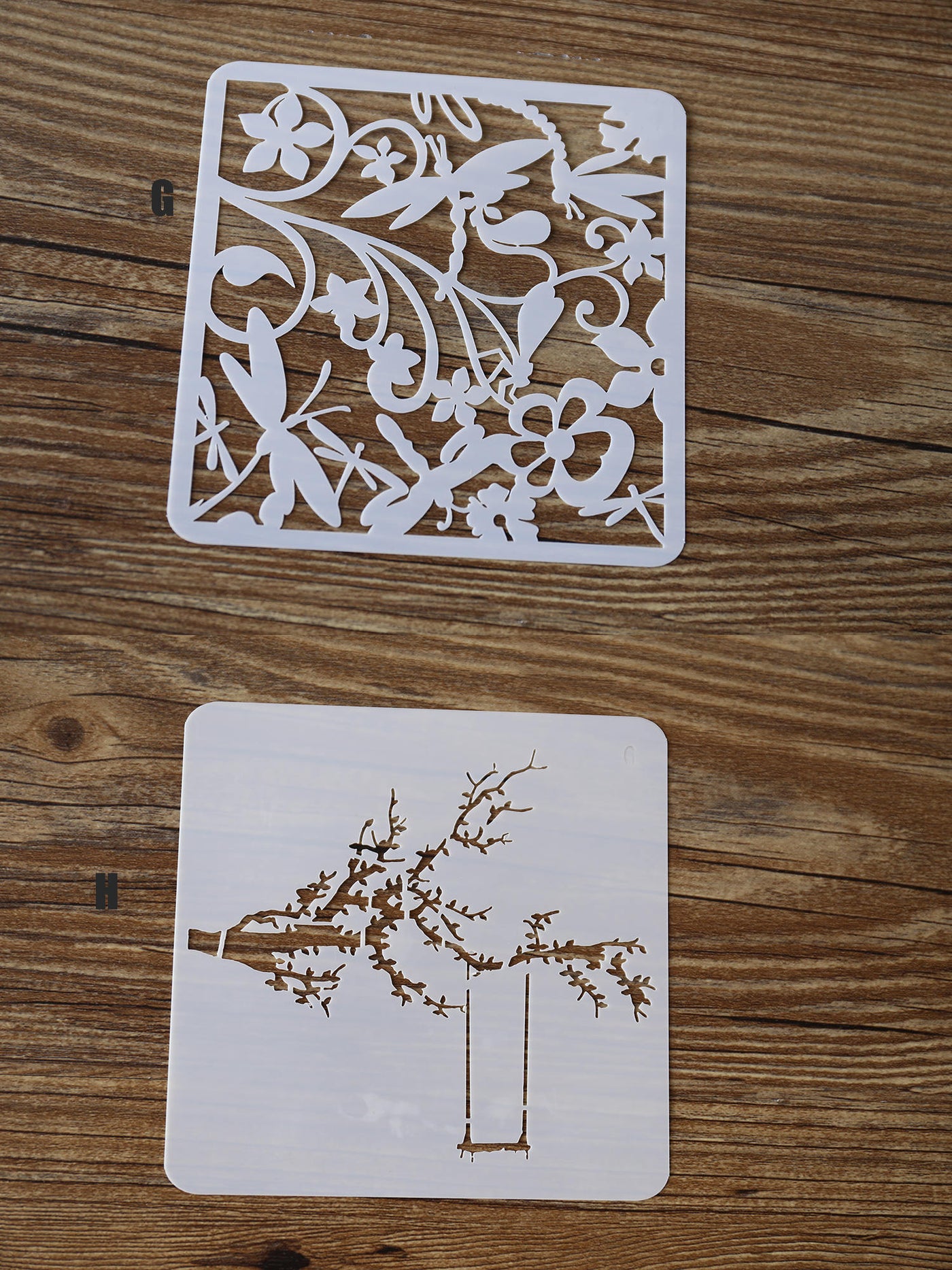 Planner Stencil, masking stencil /Bullet Journal Stencil,Stencil Template, Filofax Stencil, Metal, planner supplies, Wreath template Stencil