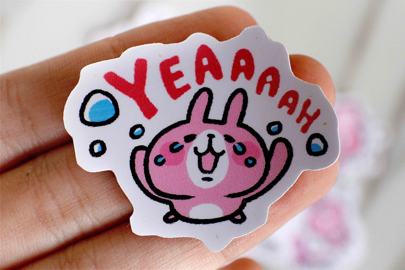 rabbit stickers/animals stickers /white rabbit  Planner Stickers/  Stickers/ Scraping Booking stickers /DIY stickers