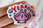 rabbit stickers/animals stickers /white rabbit  Planner Stickers/  Stickers/ Scraping Booking stickers /DIY stickers