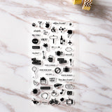 Coffee break Clear rubber Stamps/Planner Stamps/Stamp Set/party house clear  Stamps/Planning accessory/