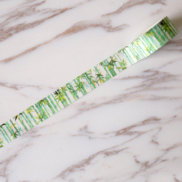 Bamboo  Washi Tape/leaves washi tape /Striped Washi /green tree Washi tape/ Masking tape/ japanese washi tape/Planner Supplies/