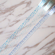 Set of 3   blue Washi Tape/star  Washi tape/ Bubble  Masking tape/ raining washi tape/Planner Supplies