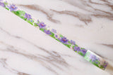 Lotus washi tape/  Purple Washi Tape/Purple Lotus washi tape/Purple Plant Washi Tape / Masking tape/ japanese washi tape