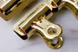 Two color brass paper cilps / Brass Metal Paper Clips/ Binder Clips/Metal Paper Clip/Office Supplies/Office Supplies