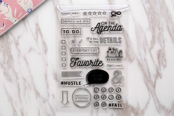 To Do Lists clear  Stamp/Favorite Rubber Stamps/bullet journal stamp/Travel Stamps/Journal Accessories clear stamp