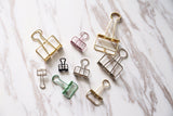 4pc  Paper Clips, gold bookmarks Metal Paper Clip,colorful Binder Clips,  Office Supplies, Midori Clip Planner Accessories