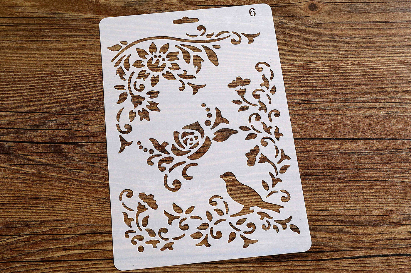 Bird Stencil/ Leaf, Flower Stencil/Planner Stencil, masking stencil /Bullet Journal Stencil,Stencil Template, planner supplies,