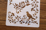Bird Stencil/ Leaf, Flower Stencil/Planner Stencil, masking stencil /Bullet Journal Stencil,Stencil Template, planner supplies,