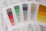Colorful Sticky Notes/Seasonal Fade Color Sticky Note/planner sticky notes/Notepads, Memo Pads, Reminder Notes,/Memo Pad Stickers
