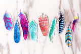 Colorful Feather Stickers/filofax stickers/planner stickers/ Planner Stickers/ Filofax Stickers/Lap top stickers/Scrapbook Sticker/