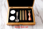 Alpaca Wax Seal Stamp/ Cute Llama Wax Seal tool kit/Personalized Wax Seal Stamp/cute sealing /birthday or wedding  gift box set