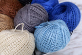 Valdani Pearl Cotton/Embroidery Thread/ felted wool/ Wojciechowski/hand-dyed wool/egg pattern