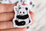 Cute Panda Sticker/Panda Sticker/  Animal Filofax Stickers/Scrapbook, Zoo Animal stickers/,Black and White panda stckers