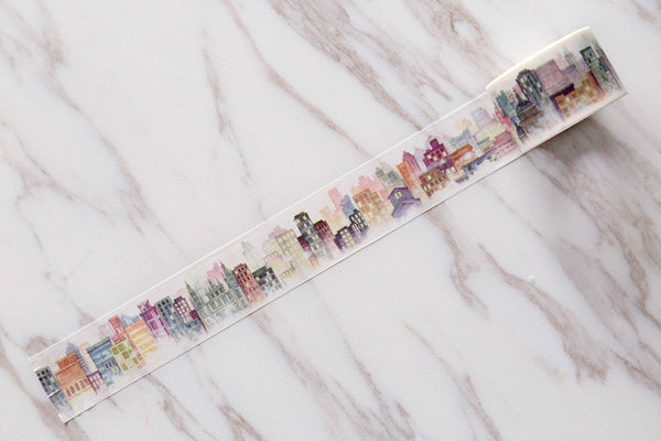 Gog City  Washi Tape / fog City Masté Masking Tape/Building washi tape /Retro Japanese stationery /wide washi tape