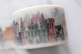 Gog City  Washi Tape / fog City Masté Masking Tape/Building washi tape /Retro Japanese stationery /wide washi tape
