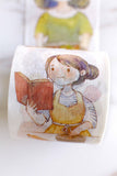 Cooking Girl washi tape/food washi tape/kitchen girl washi tape/japanese washi tape/Deco tape/girl Masking Washi Tape